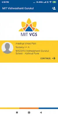 MIT Vishwashanti Gurukul Schoo android App screenshot 3